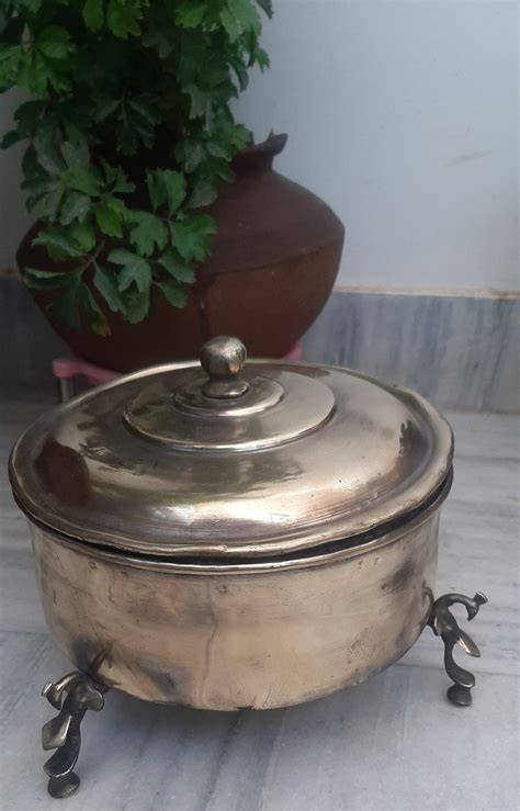 indian metal chapati box|Metal Chapati Box .